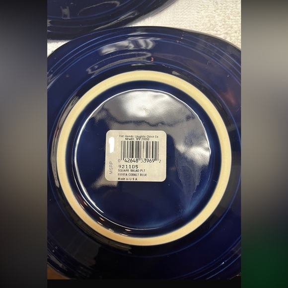 Fiesta Square Luncheon Salad Plate - Picture 2 of 2